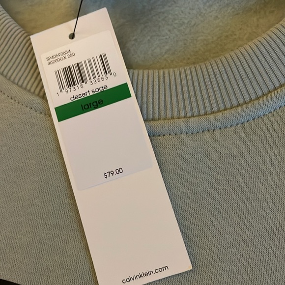Calvin Klein *NWT* Sweater in Large Desert Sage - Picture 2 of 10